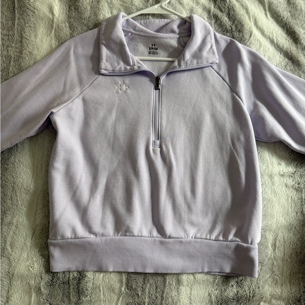 Under Armour Lavender Purple Quarter-Zip Pullover